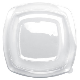Tapa de Plastico Transp. para Plato Square PET 230mm (25 Uds)