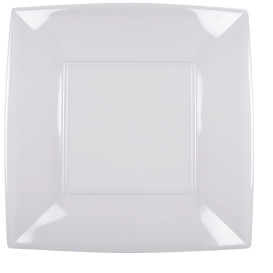 Plato de Plastico Llano Transp. Nice PS 290mm (12 Uds)