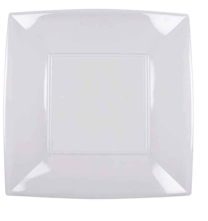 Plato de Plastico Llano Transp. Nice PS 290mm (12 Uds)