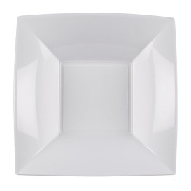 Plato de Plastico Hondo Blanco Nice PP 180mm (25 Uds)