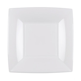 Plato de Plastico Llano Blanco Nice PP 180mm (150 Uds)