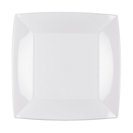 Plato de Plastico Llano Blanco Nice PP 230mm (150 Uds)