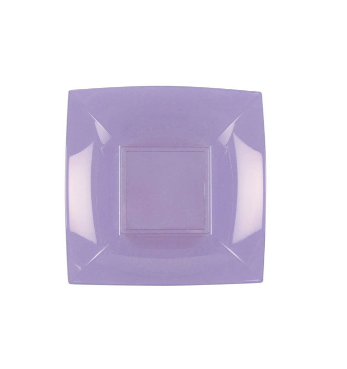 Plato de Plastico Hondo Lila Nice PP 180mm (150 Uds)