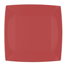 Plato de Plastico Llano Fucsia Nice PP 290mm (72 Uds)