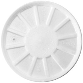 Tapa Isotérmica con Respidadero Blanca Ø11,7cm (50 Uds)