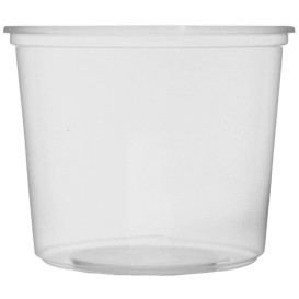 Tarrina de Plastico Transparente 400ml Ø10,5cm (100 Uds)