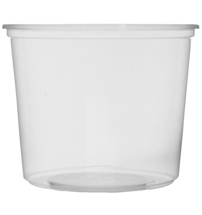 Tarrina de Plastico Transparente 400ml Ø10,5cm (100 Uds)