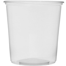 Tarrina de Plastico Transparente 500ml Ø10,5cm (50 Uds)