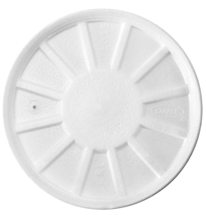 Tapa Isotérmica con Respidadero Blanca Ø11cm (50 Uds)
