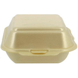 Envase Hamburguesa FOAM Pequeña Champagne (125 Uds)