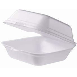 Envase Hamburguesa FOAM Grande Blanca (125 Uds)