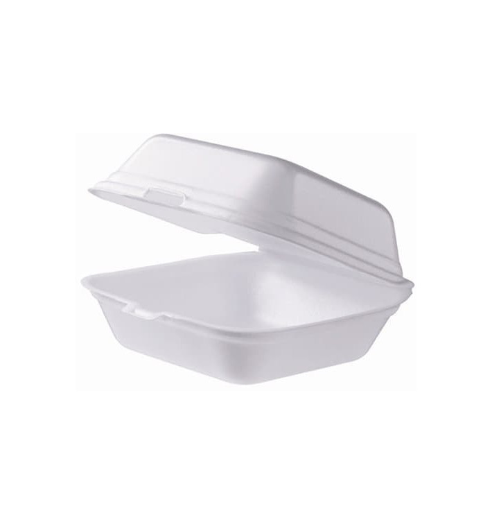 Envase Hamburguesa FOAM Grande Blanca (125 Uds)
