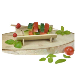 Pinchos de Bambu Decorado "Big Ball" Rojo 120mm (5000 Uds)