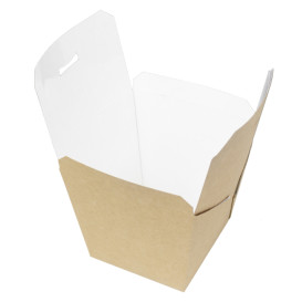 Caja de Comida para Llevar Wok Kraft 950ml (25 Uds)