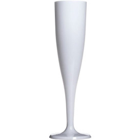 Copa de Plastico para Cava Blanca 115ml (120 Uds)