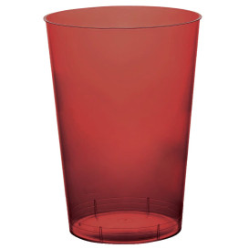 Vaso de Plastico Moon Burdeos Transp. PS 230ml (50 Uds)