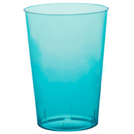 Vaso de Plastico Moon Turquesa Transp. PS 230ml (1000 Uds)