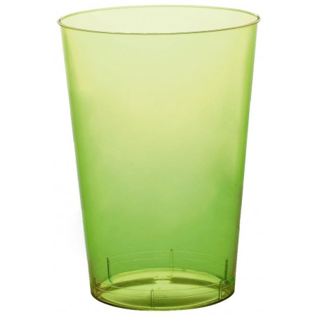 Vaso de Plastico Moon Verde Lima Transp. PS 230ml (50 Uds)