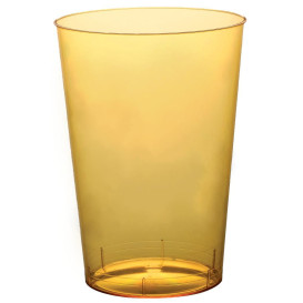 Vaso de Plastico Moon Amarillo Transp. PS 230ml (50 Uds)