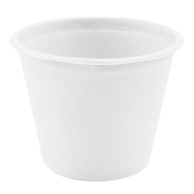 Tarrina de Caña de Azucar Blanca 425ml (50 Uds)