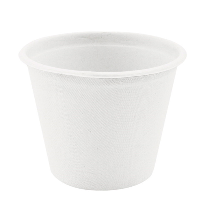 Tarrina de Caña de Azucar Blanca 425ml (50 Uds)