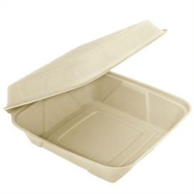 Envase MenuBox Caña Azúcar 225x225x75mm (200 Uds)