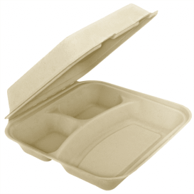 Envase MenuBox Caña Azúcar 3C 250x250x75mm (50 Uds)