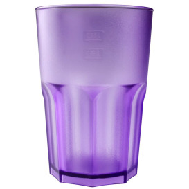 Vaso Reutilizable SAN Frost Lila 400 ml (75 Uds)
