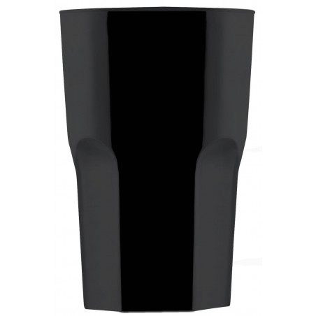 Vaso Reutilizable SAN Granity Negro 400 ml (5 Uds)