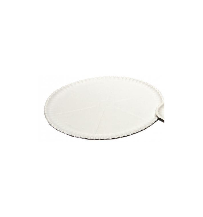 Plato para Pizza de Carton blanco Ø33cm (200 Uds) Plato para Pizza de Carton blanco Ø33cm (200 Uds)
