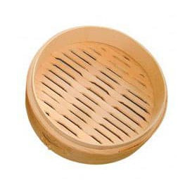 Envase Maxi Dim Sun de Bambú Ø20x6cm (4 Uds)