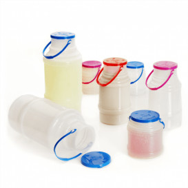 Garrafa Transparente con Asa 1000 ml (10 Uds)