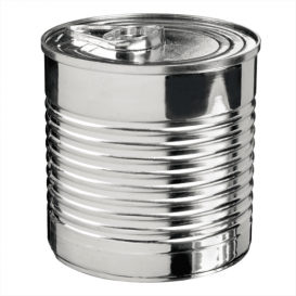 Botes de Conserva Plateado PS 110ml Ø6,1x6cm (25 Uds)