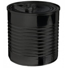 Botes de Conserva Negro PS 110ml 6x5,7cm (25 Uds)