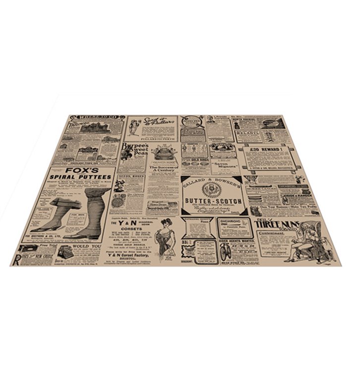 Envuelta Antigrasa Times Kraft 31x38cm (1000 Unidades) Envuelta Antigrasa Times Kraft 31x38cm (1000 Unidades)