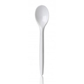 Cucharilla Plastico Luxury Blanca 123 mm (2000 Uds)