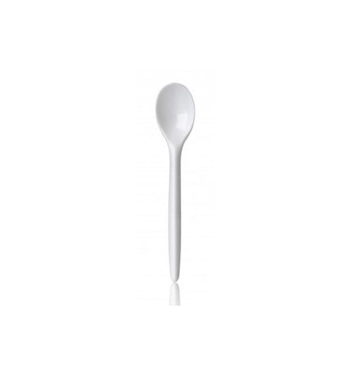 Cucharilla Plastico Luxury Blanca 123 mm (2000 Uds)