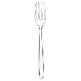 Tenedor de Plastico Easy PS Transp. 175mm (100 Uds)