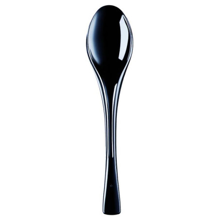 Cuchara de Plástico Fly Negro 145mm (3000 Uds)