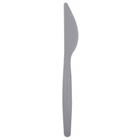 Cuchillo de Plastico Easy PS Gris 185mm (20 Uds)
