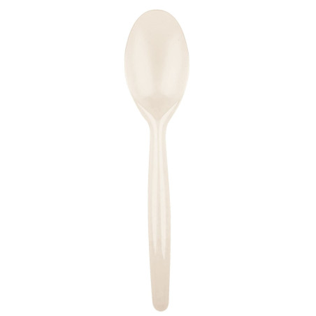 Cuchara de Plástico Easy PS Crema 185 mm (20 Uds)