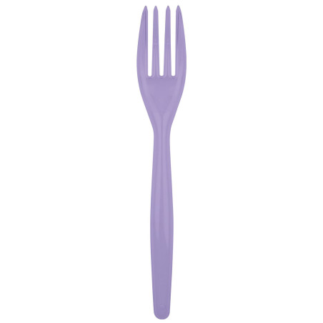 Tenedor de Plástico Easy PS Lila 180mm (500 Uds)
