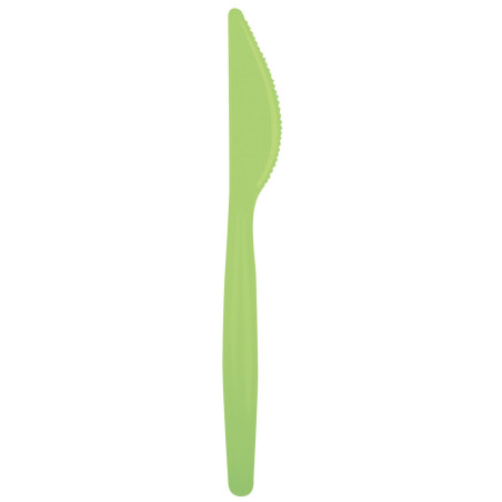 Cuchillo de Plástico Easy PS Verde Lima 185mm (20 Uds)