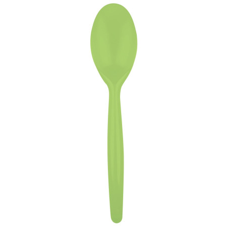 Cuchara de Plástico Easy PS Verde Lima 185 mm (20 Uds)