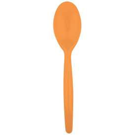 Cuchara de Plastico Easy PS Naranja 185 mm (20 Uds)