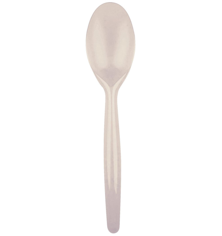 Cuchara de Plastico Easy PS Beige 185 mm (20 Uds)