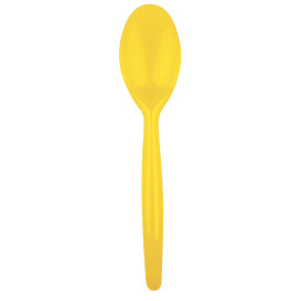 Cuchara de Plastico Easy PS Amarillo 185 mm (20 Uds)