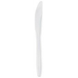 Cuchillo de Plastico Easy PP Blanco 175mm (1500 Uds)