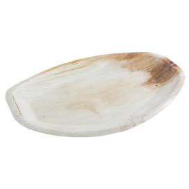 Bandeja Ovalada Hoja de Palma 30x18cm (100 Uds)