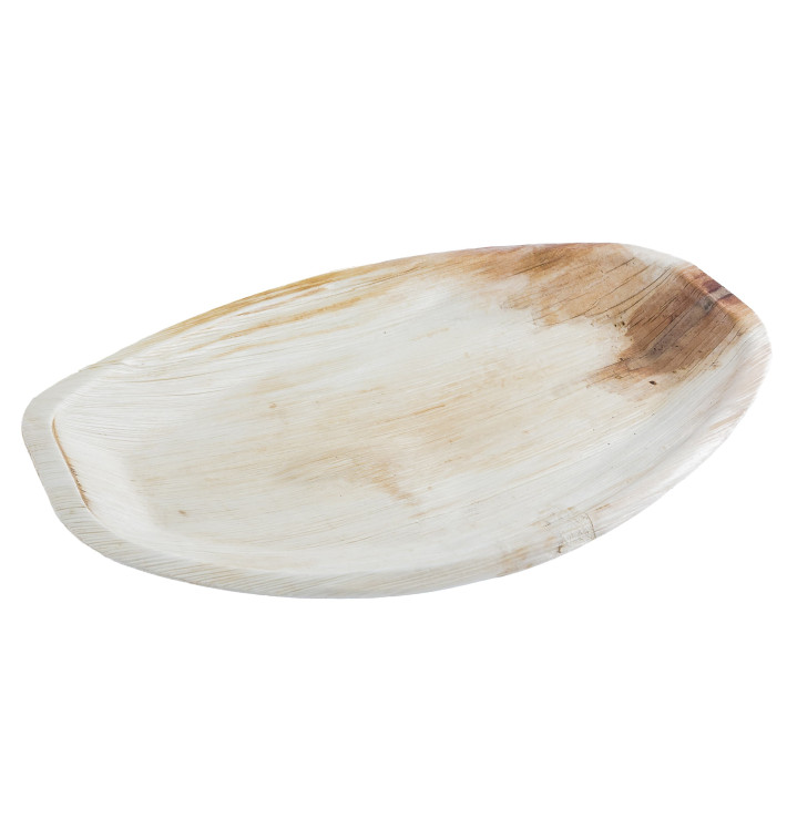 Bandeja Ovalada Hoja de Palma 30x18cm (100 Uds) Bandeja Ovalada Hoja de Palma 30x18cm (100 Uds)